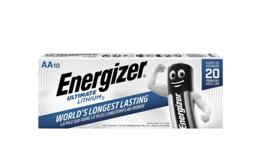 10 x Energizer L91 Ultimate Lithium AA litijeve baterije