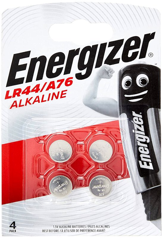 4 x Energizer LR44 alkalna baterija