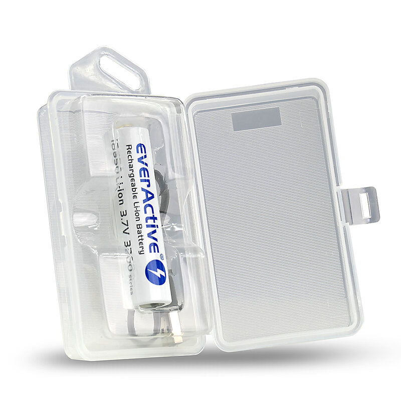 everActive 18650 3.7V Li-ion 3200mAh Micro USB Rechargeable Battery 