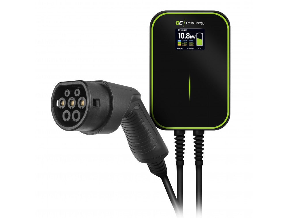 GC EV PowerBox 22kW zidni punjač s kabelom tipa 2 (6m) za punjenje električnih automobila i plug-in hibrida